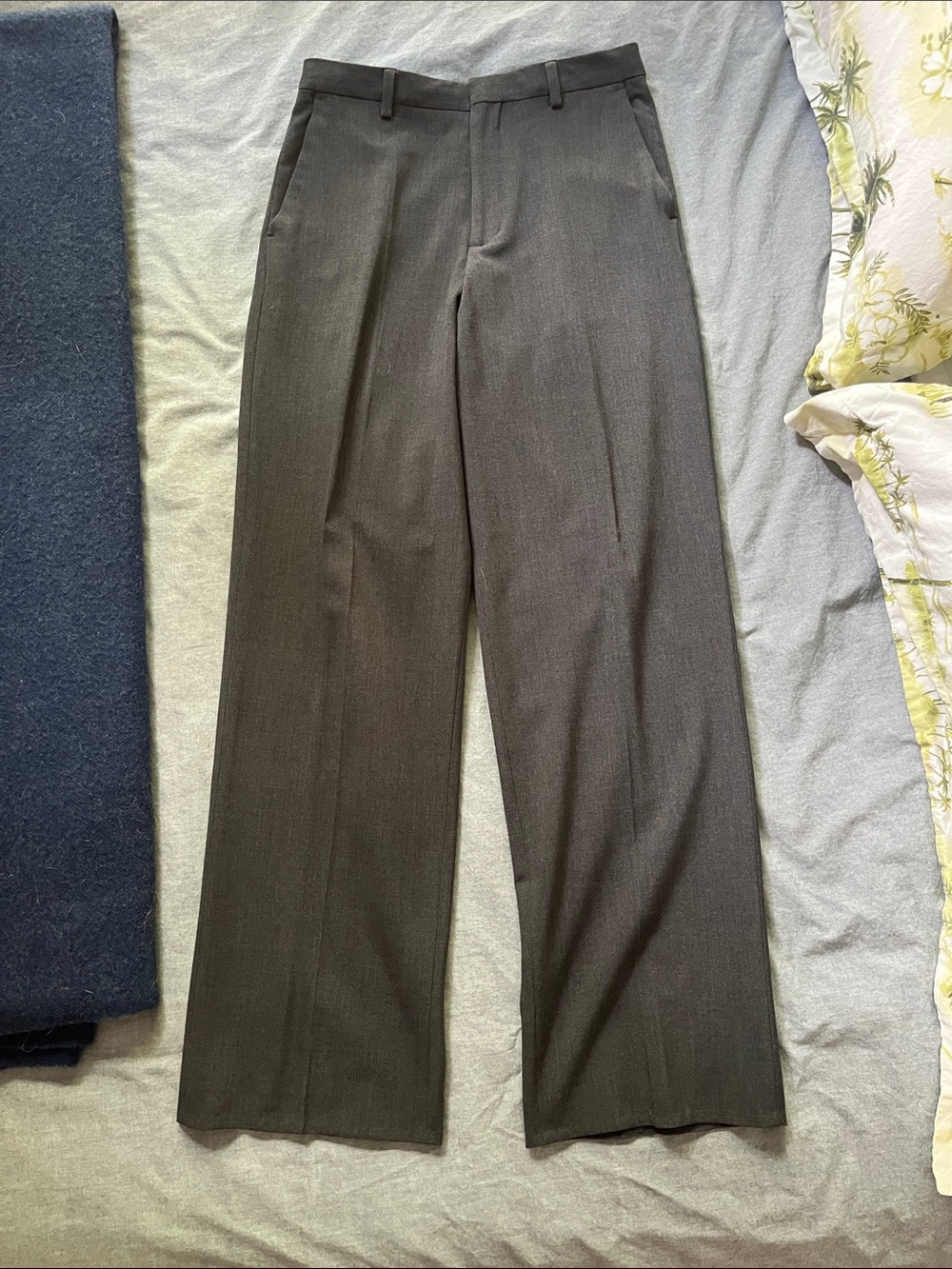 Calvin Klein Boys Gray Dress Pants